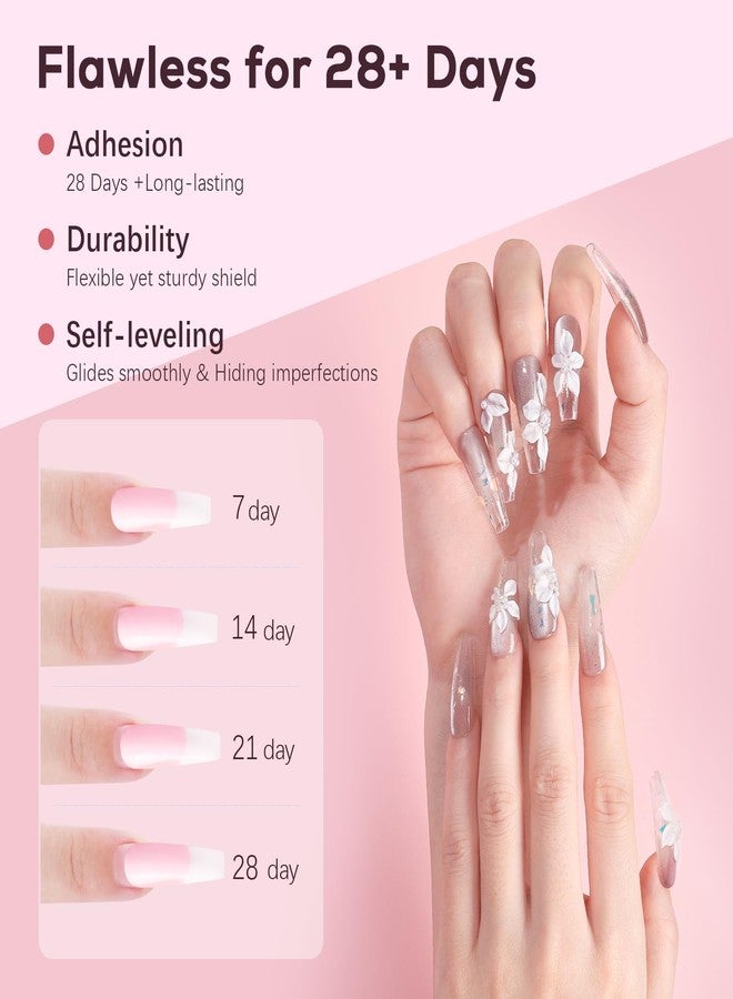 Sweet Trend Acrylic Nail Powder: 60g Clear White Pink Nude Acrylic Powder Set Professional Acrylic Nail Powder Polymer Colored Nail Extensions Kit for Carving Nails - Image 5